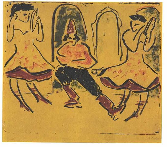 Ernst Ludwig Kirchner Hungarian dance